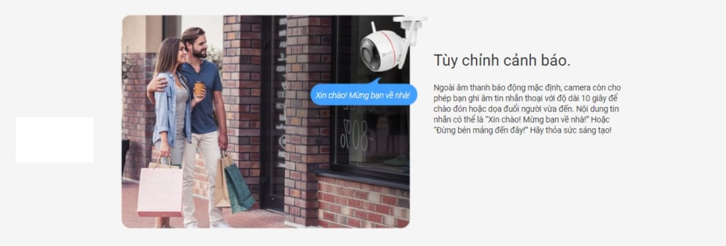 Camera Wifi 2MP EZVIZ 1080P C3W Full color (CS-CV310-A0-3C2WFRL) - Tuỳ chỉnh cảnh báo