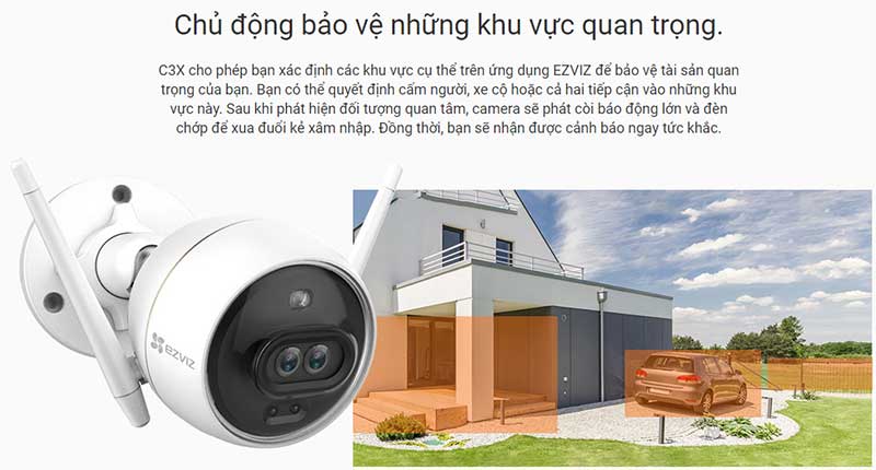 Camera EZVIZ C3X - Bảo vệ khu vực quan trọng